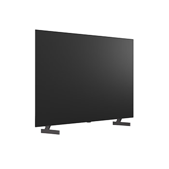超薄型デザインと極細ベゼルを備えたLG OLED AI B6が、スタイリッシュなリビング空間に壁掛けで設置されている。画面には虹色のトーンで彩られた風景と、層をなす山々の造形が映し出されている。