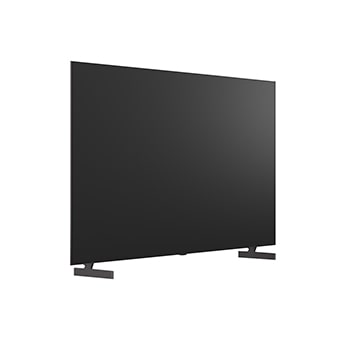 超薄型デザインと極細ベゼルを備えたLG OLED AI B6が、スタイリッシュなリビング空間に壁掛けで設置されている。画面には虹色のトーンで彩られた風景と、層をなす山々の造形が映し出されている。