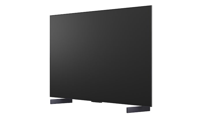 LG OLED evo AI C6 features AI Hub for personalization, with an AI icon above a remote control surrounded by labels for Multi AI Search, AI Concierge, AI Voice ID with My Page, AI Chatbot, AI Picture Wizard, and AI Sound Wizard.