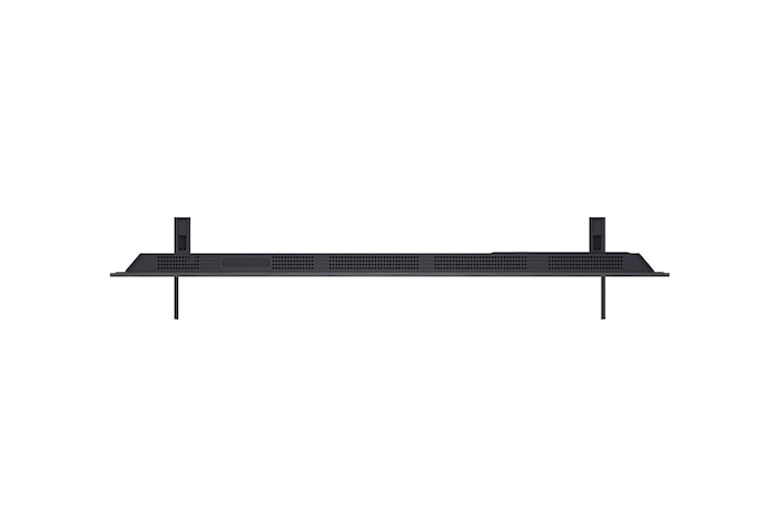 LG OLED evo AI C6 for Unbeatable Gameplay in 4K 165Hz shows a high-speed racing game with a yellow open-wheel car in motion, bold “WIN” text on screen, and NVIDIA G-SYNC and AMD FreeSync Premium logos at the top.