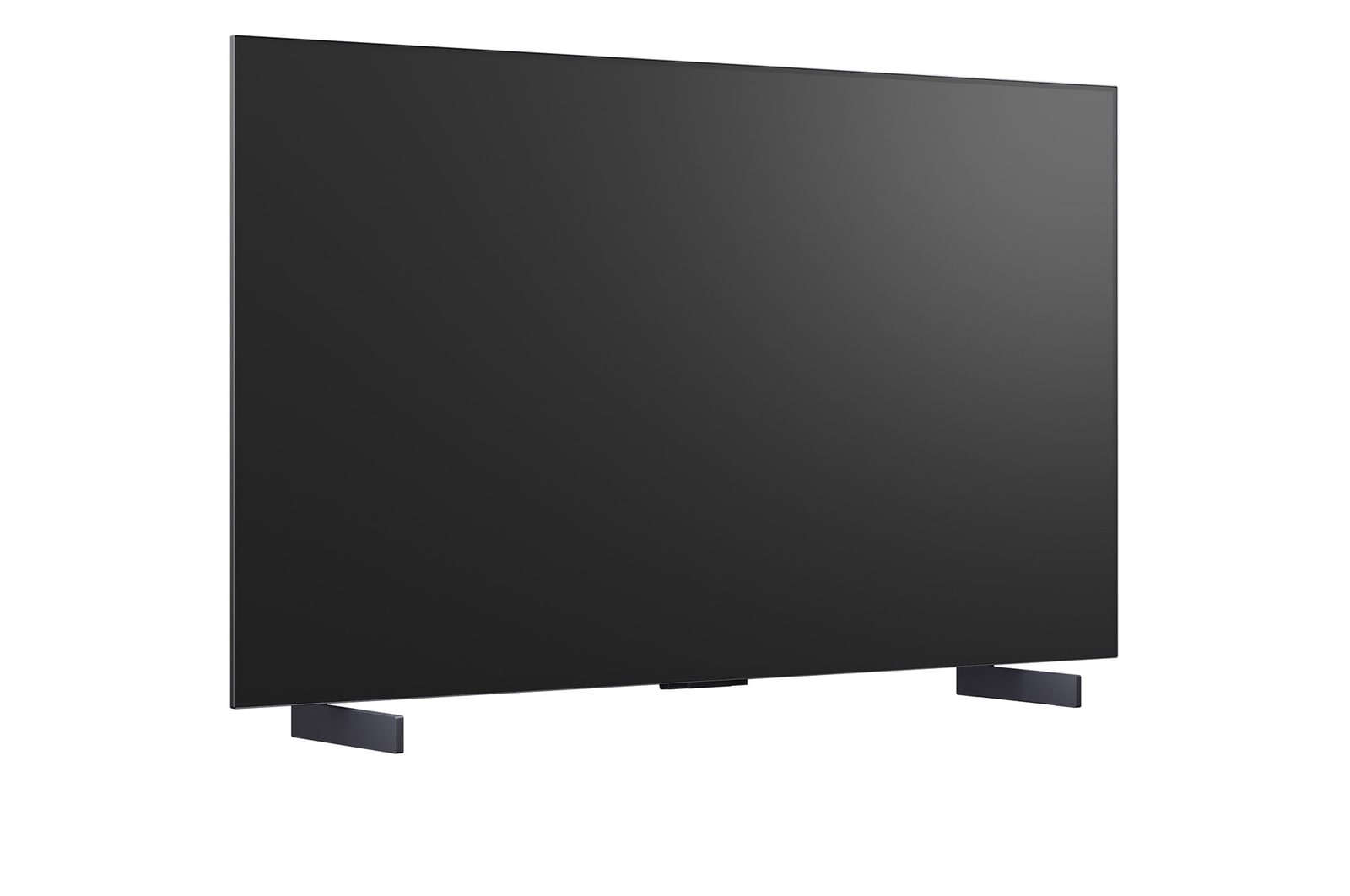 LG OLED evo AI C6 features AI Hub for personalization, with an AI icon above a remote control surrounded by labels for Multi AI Search, AI Concierge, AI Voice ID with My Page, AI Chatbot, AI Picture Wizard, and AI Sound Wizard.