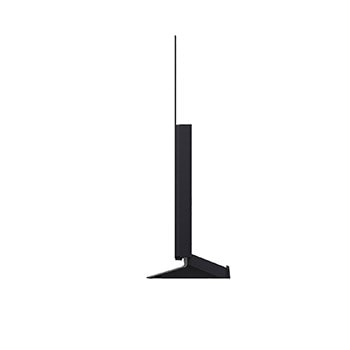 LG OLED evo AI C6 features AI Hub for personalization, with an AI icon above a remote control surrounded by labels for Multi AI Search, AI Concierge, AI Voice ID with My Page, AI Chatbot, AI Picture Wizard, and AI Sound Wizard.