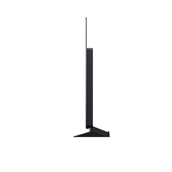 LG OLED evo AI C6 features AI Hub for personalization, with an AI icon above a remote control surrounded by labels for Multi AI Search, AI Concierge, AI Voice ID with My Page, AI Chatbot, AI Picture Wizard, and AI Sound Wizard.