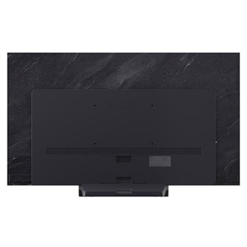 LG OLED evo AI C6 features AI Hub for personalization, with an AI icon above a remote control surrounded by labels for Multi AI Search, AI Concierge, AI Voice ID with My Page, AI Chatbot, AI Picture Wizard, and AI Sound Wizard.