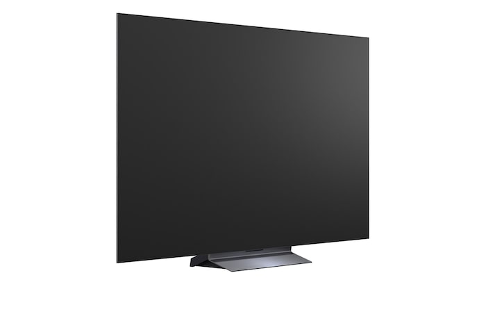 LG OLED evo AI C6 features AI Hub for personalization, with an AI icon above a remote control surrounded by labels for Multi AI Search, AI Concierge, AI Voice ID with My Page, AI Chatbot, AI Picture Wizard, and AI Sound Wizard.