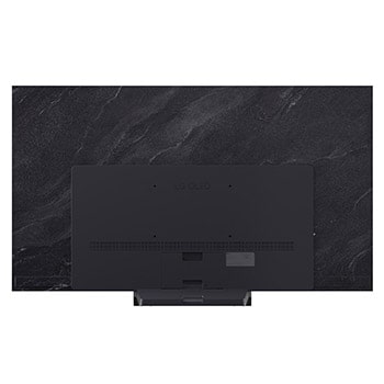 LG OLED evo AI C6 features AI Hub for personalization, with an AI icon above a remote control surrounded by labels for Multi AI Search, AI Concierge, AI Voice ID with My Page, AI Chatbot, AI Picture Wizard, and AI Sound Wizard.
