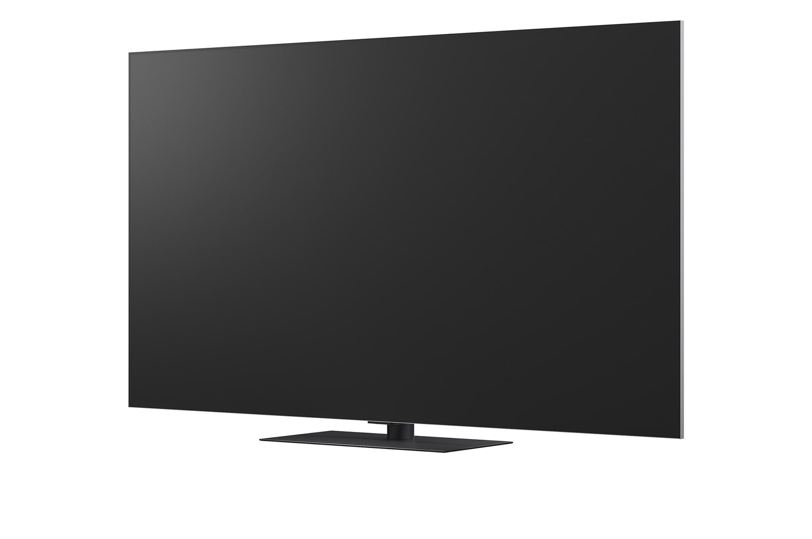 LG OLED evo AI G6 displays a vivid ocean sunset scene, with a soundbar and speaker positioned below the screen, enhancing a calm and atmospheric living space.