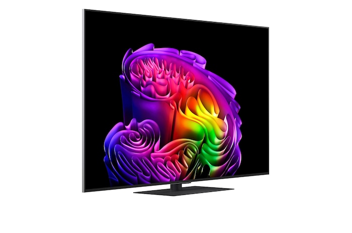 LG OLED evo AI G6 with Brightness Booster shows a dark scene where a brilliantly illuminated peacock spreads its radiant, glowing feathers, delivering brighter highlights with improved detail and striking contrast.