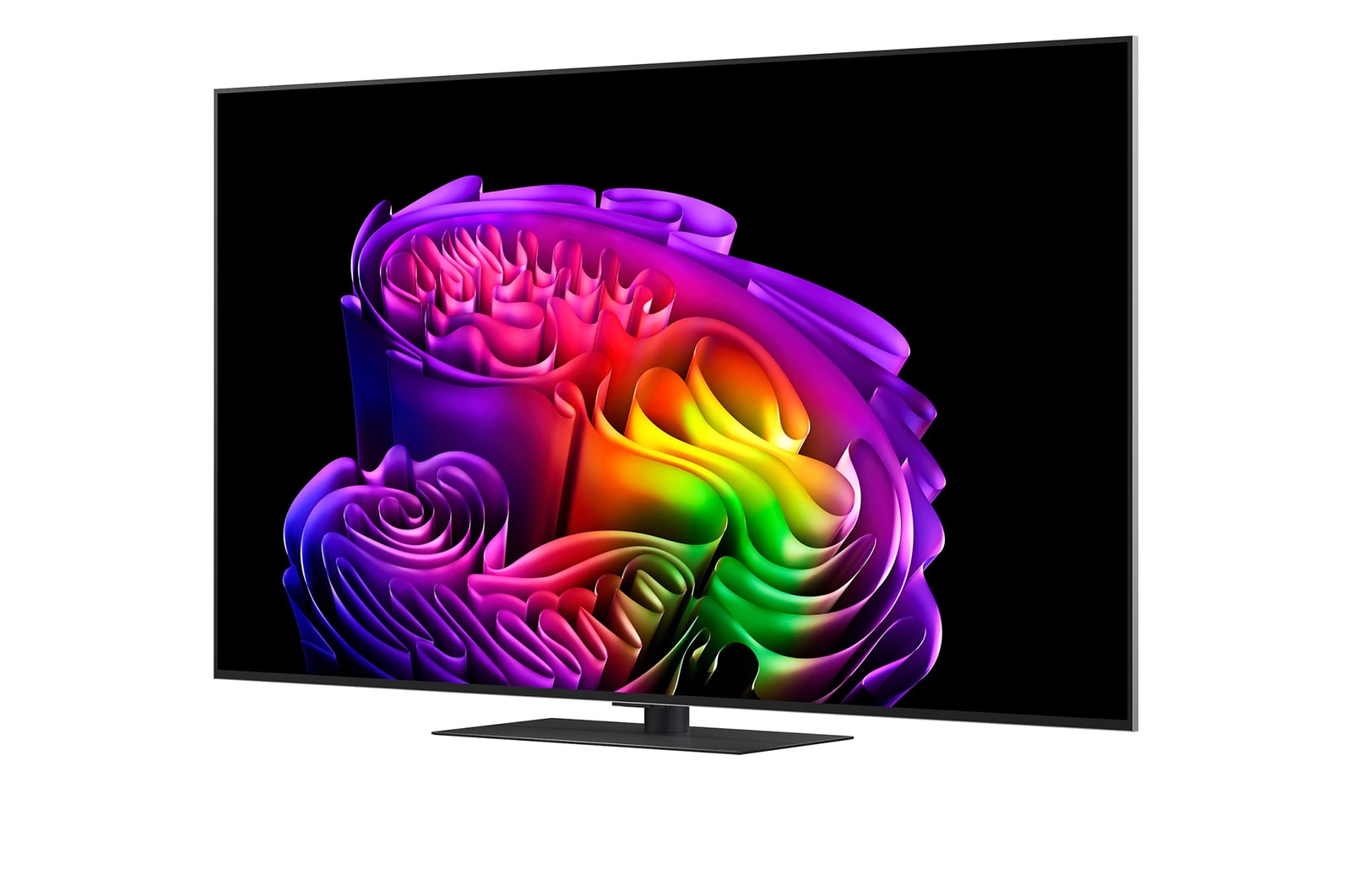 LG OLED evo G6 AI TV’s alpha 11 AI Processor 4K Gen3 glows in purple and blue light on a dark circuit board, highlighting the Dual AI Engine and delivering NPU up to x5.6 faster, CPU 50% faster, and GPU 70% stronger performance.