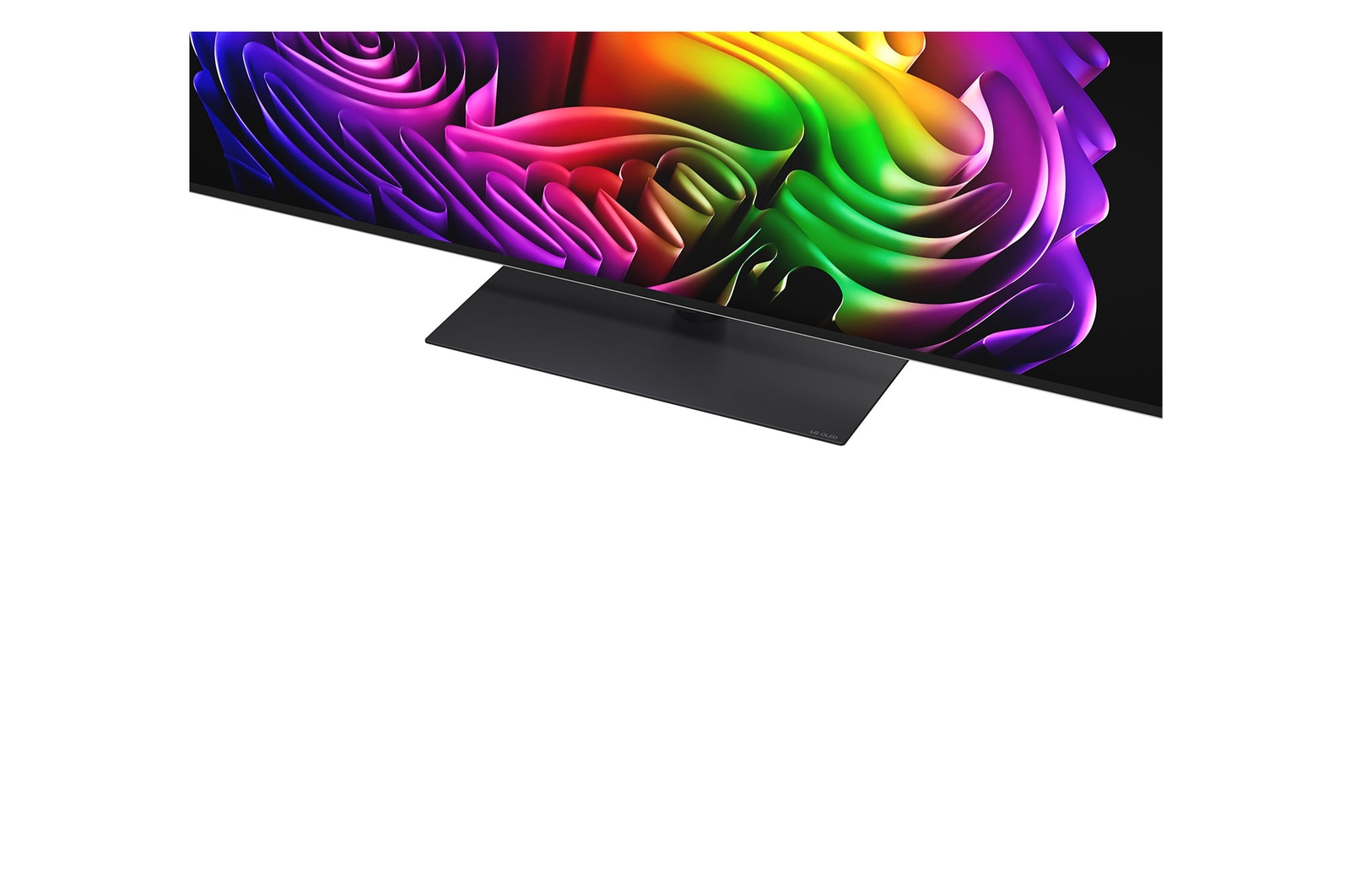LG OLED evo AI G6 for Unbeatable Gameplay in 4K 120Hz shows a high-speed racing game with a yellow open-wheel car in motion, bold “WIN” text on screen, and NVIDIA G-SYNC and AMD FreeSync Premium logos at the top.