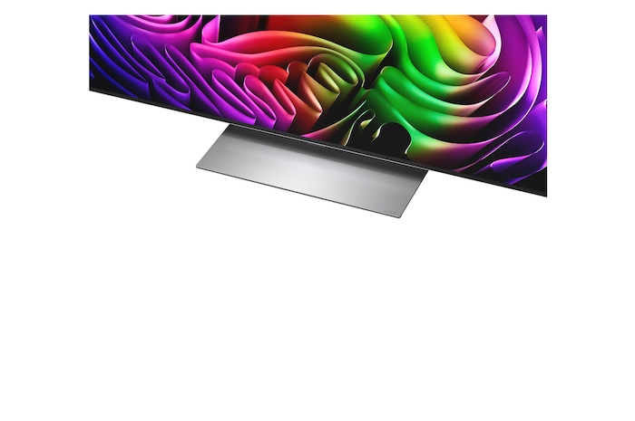 LG OLED evo AI G6 for Unbeatable Gameplay in 4K 120Hz shows a high-speed racing game with a yellow open-wheel car in motion, bold “WIN” text on screen, and NVIDIA G-SYNC and AMD FreeSync Premium logos at the top.