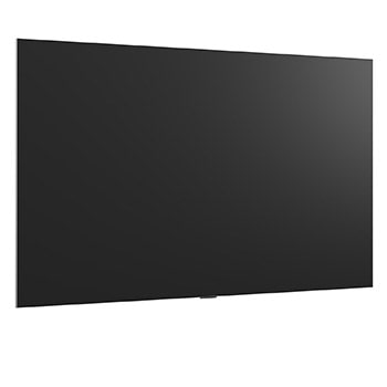 LG OLED evo AI G6 is flush-fit wall-mounted in a modern lifestyle living room, displaying a vivid aurora over a serene coastal village, resembling a framed picture on the wall.