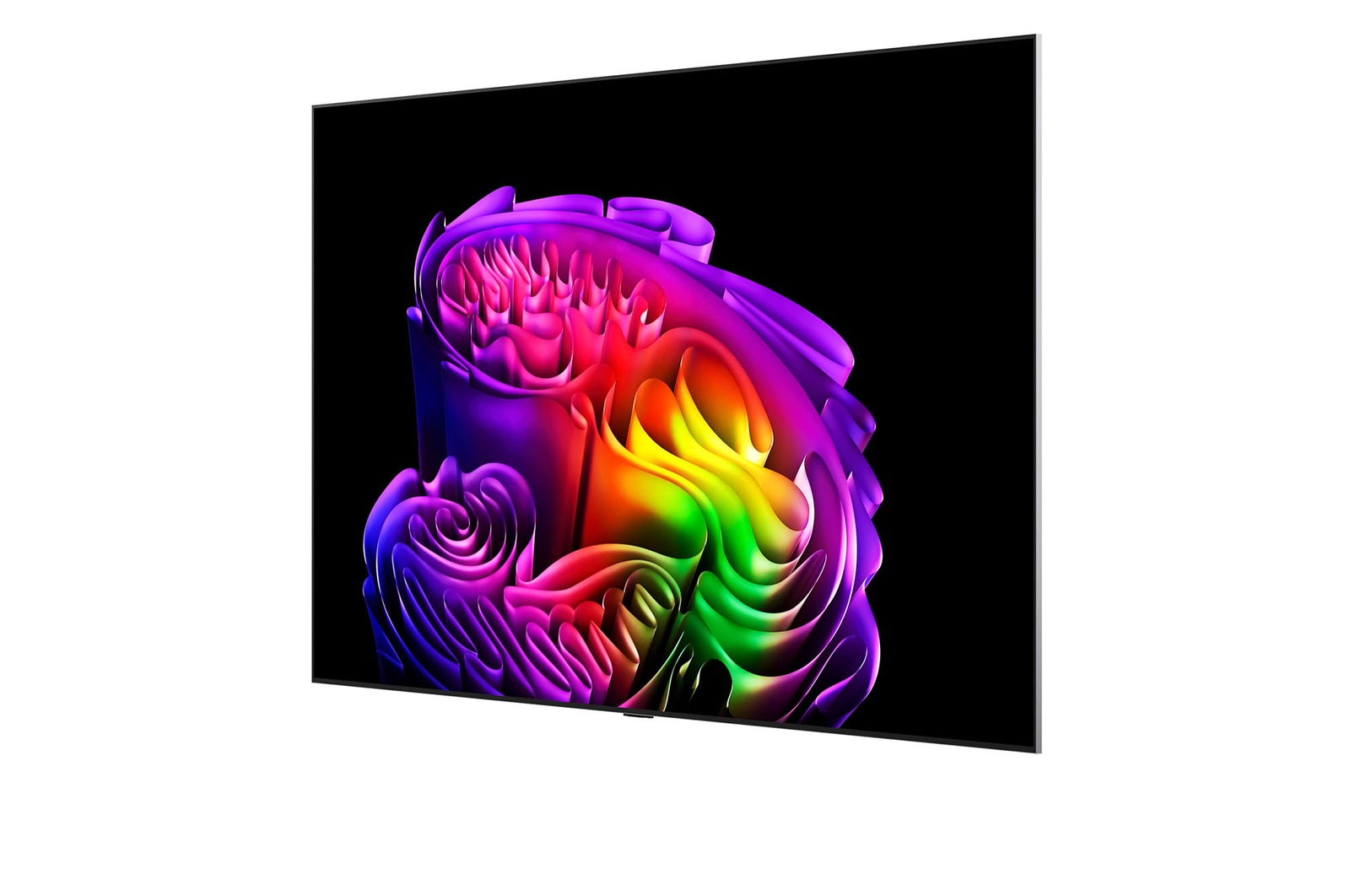 LG OLED evo AI G6 shows a split-screen planet-and-stars scene, comparing an anti-glare matte display with its Perfect Black & Perfect Color display for clearer picture quality in any light, supported by UL certification and Intertek certifications for color volume and color fidelity.