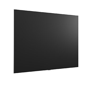 LG OLED evo AI G6 is flush-fit wall-mounted in a modern lifestyle living room, displaying a vivid aurora over a serene coastal village, resembling a framed picture on the wall.