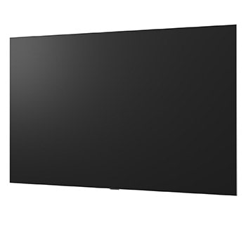 LG OLED evo AI G6 displays a vivid ocean sunset scene, with a soundbar and speaker positioned below the screen, enhancing a calm and atmospheric living space.