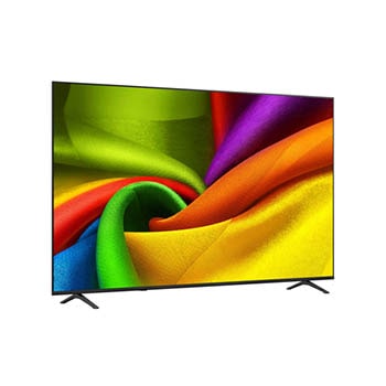 LG NANO 4K UHD AI NU85の正面図と側面図。画面幅1,890 mm、画面高さ1,088 mm、スタンド付き高さ1,148 mm、奥行き72.4 mm、スタンド設置面積1,565×362 mmの85インチディスプレイを強調している。