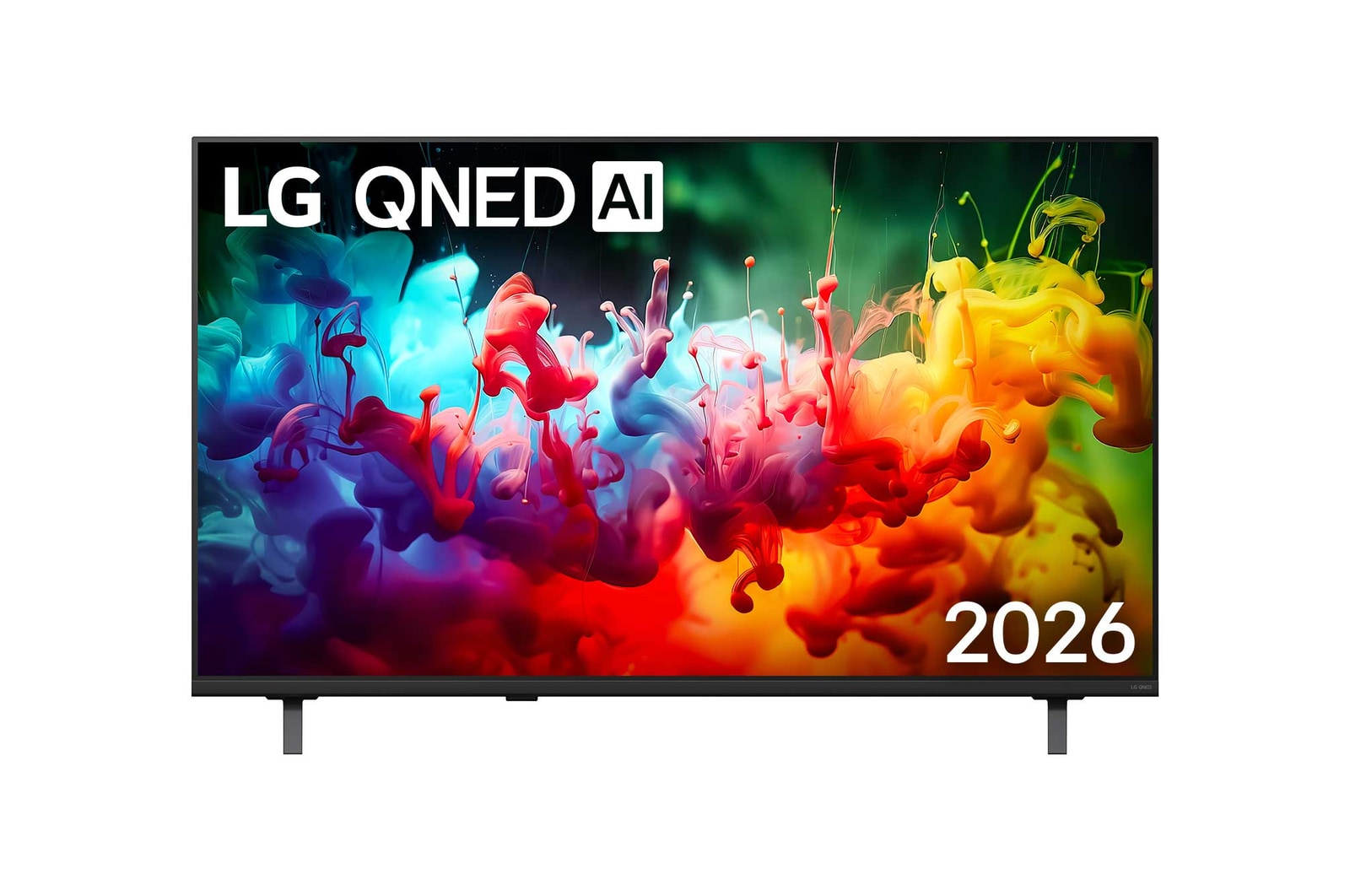 Front view of 50V型 4K Smart液晶テレビ LG QNED70 50QNED70BJA