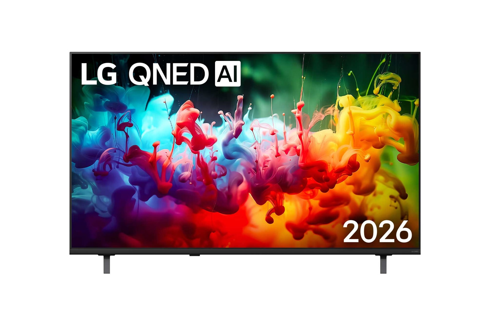 Front view of 55V型 4K Smart液晶テレビ LG QNED70 55QNED70BJA