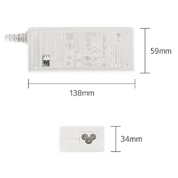 LG モニター用電源アダプター（19V / 5.79A） - EAY63032208 | LG Japan