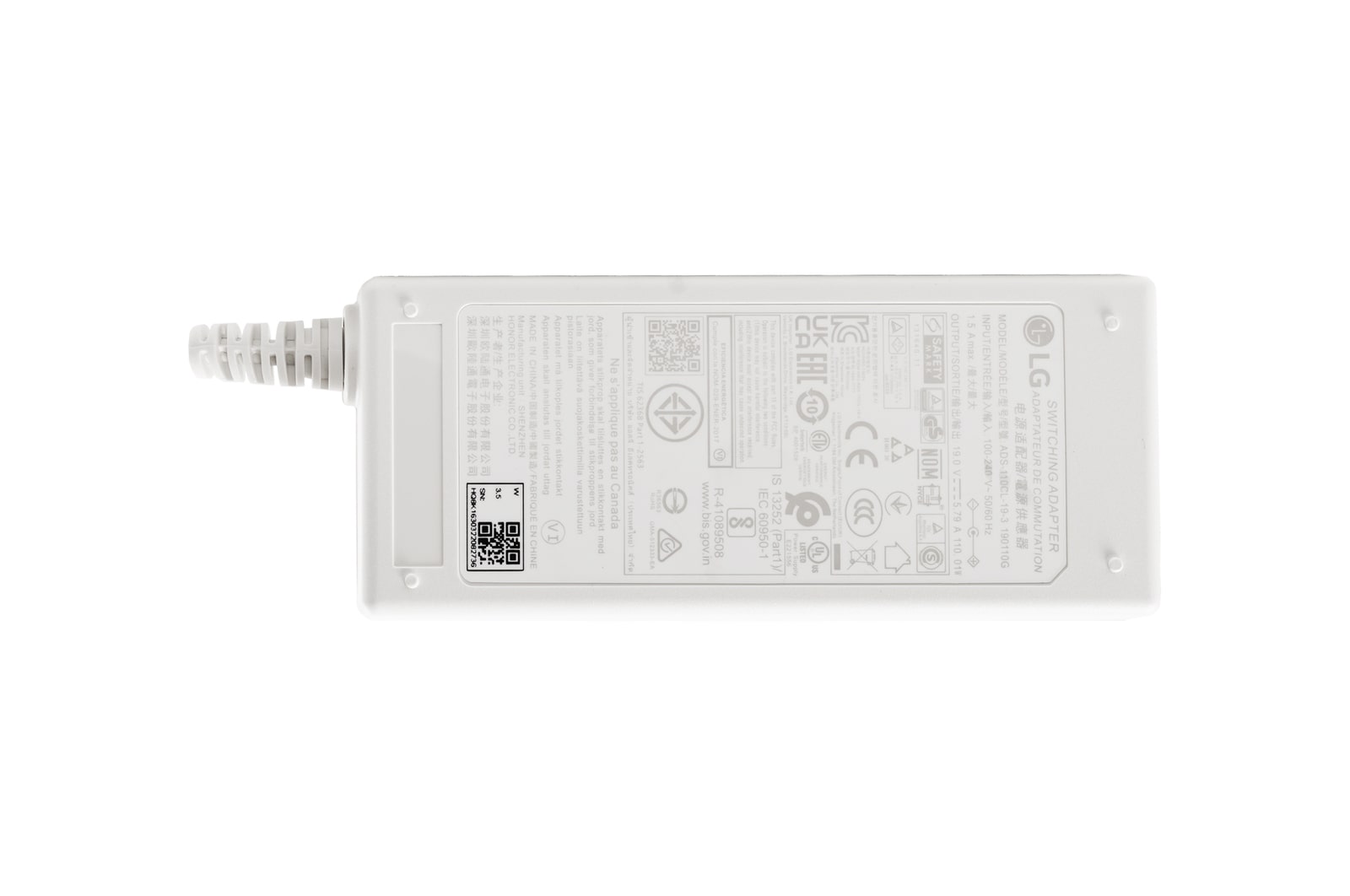 LG モニター用電源アダプター（19V / 5.79A）-EAY63032208 | LG Japan
