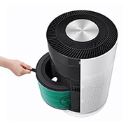 LG 空気清浄ライト付：PuriCare Pet Hit ペットモード搭載空気清浄機, AS607HWT0