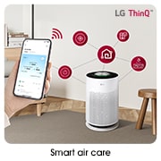 LG 【空気清浄ライト付き】 ペットモード搭載空気清浄機 LG PuriCare™ Pet Hit, AS607HWT0