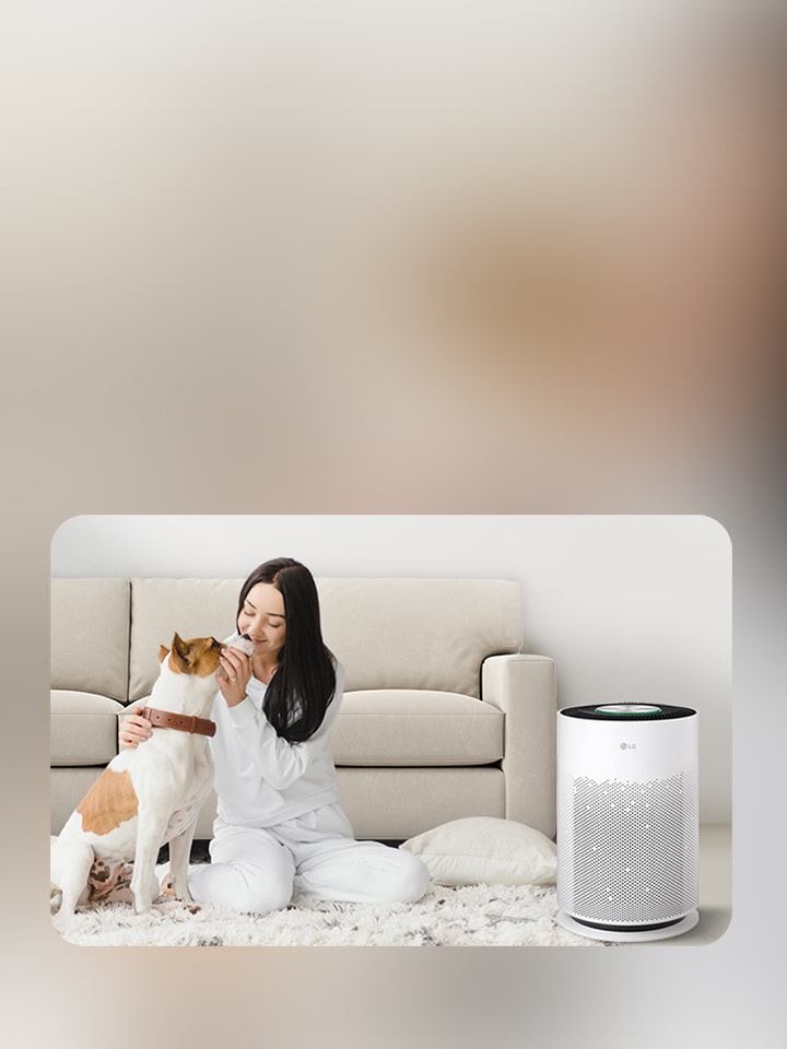 ペットと私の暮らしを快適にする空気清浄機 LG PuriCare™ Pet Hit