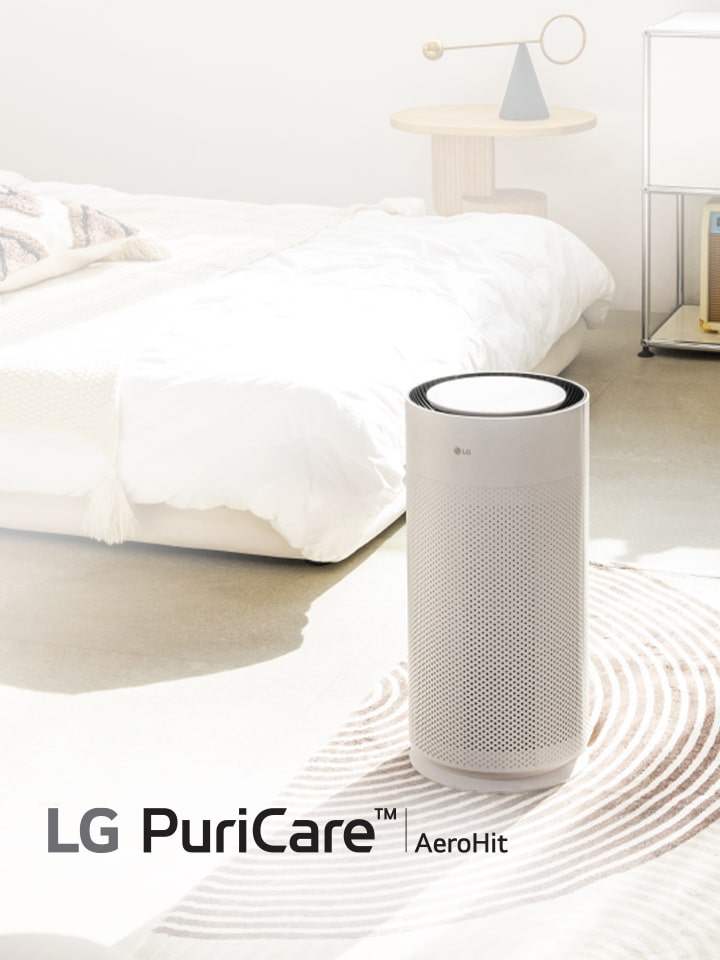 LG公式限定モデル 見た目も、空気も、使い勝手も。スマートにこだわった空気清浄機  LG PuriCare™ AeroHit発売開始