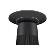 LG ラウンド型 ：マルチ機能空気清浄機 PuriCare AeroFurniture ブラック, AS207PKU0