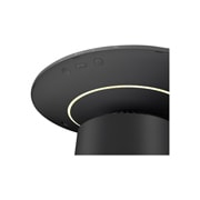 LG ラウンド型 ：マルチ機能空気清浄機 PuriCare AeroFurniture ブラック, AS207PKU0