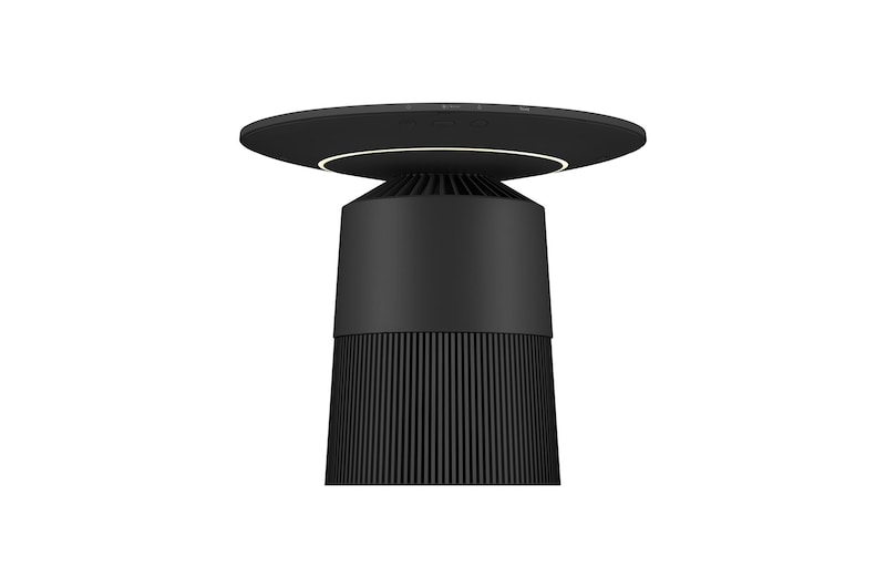 LG ラウンド型 ：マルチ機能空気清浄機 PuriCare AeroFurniture ブラック, AS207PKU0