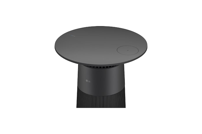 LG ラウンド型 ：マルチ機能空気清浄機 PuriCare AeroFurniture ブラック, AS207PKU0
