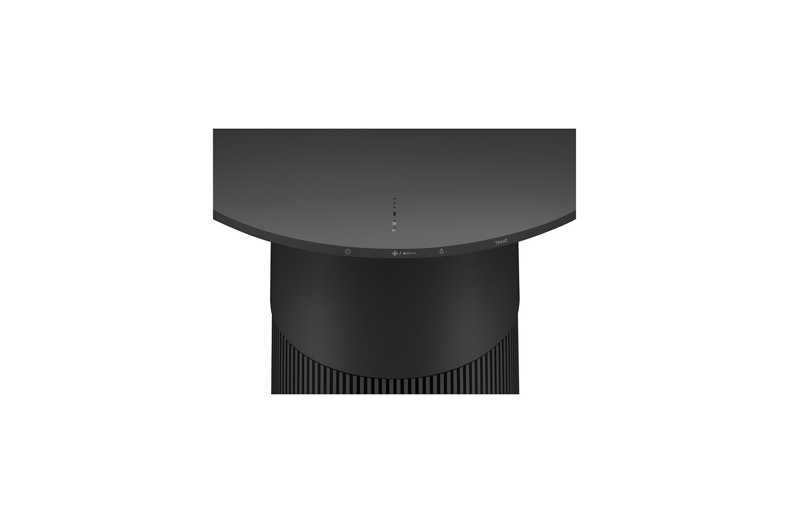 LG ラウンド型 ：マルチ機能空気清浄機 PuriCare AeroFurniture ブラック, AS207PKU0
