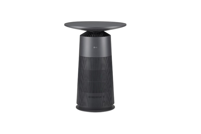 LG ラウンド型 :マルチ機能空気清浄機 PuriCare AeroFurniture ブラック, AS207PKU0
