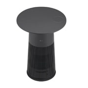 LG ラウンド型 ：マルチ機能空気清浄機 PuriCare AeroFurniture ブラック, AS207PKU0