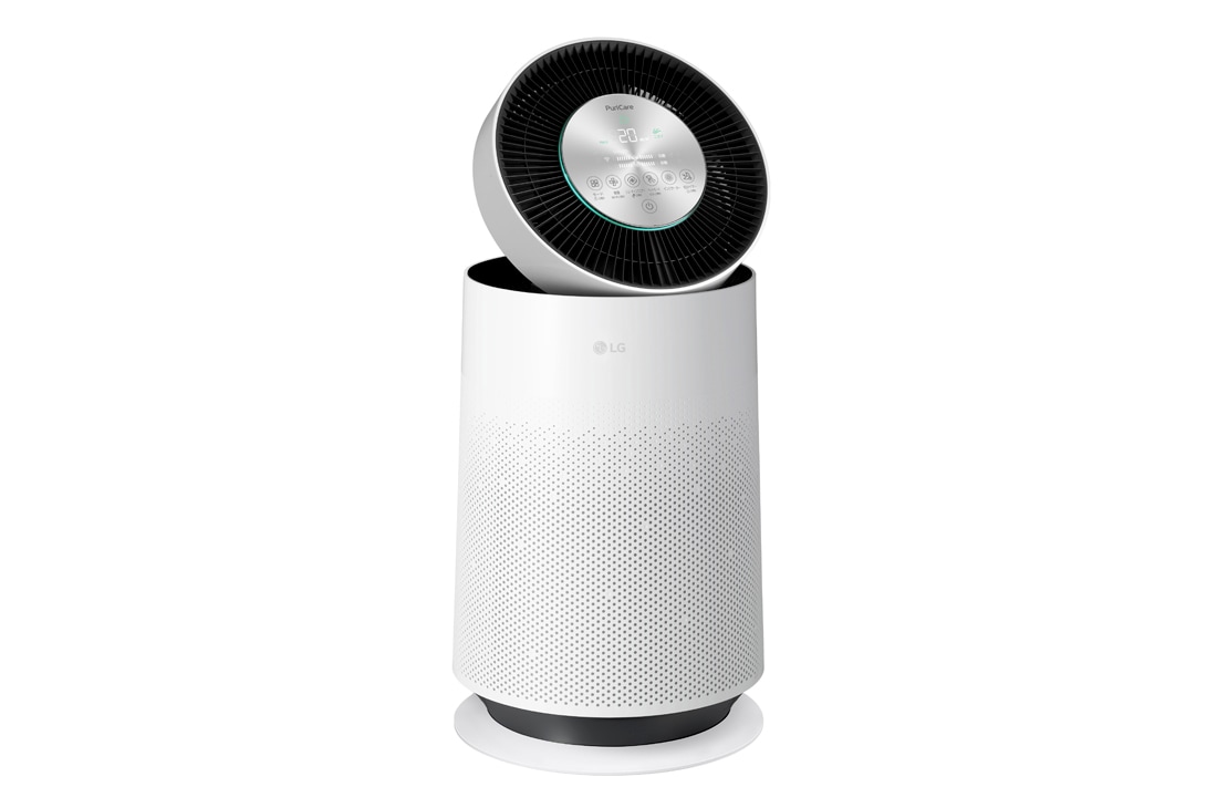 LG PuriCare™ Pet Gen3 ペット向け空気清浄機 ペットのニオイ・抜け毛対策／360°空気清浄／サーキュレーター搭載／ペットモード, AS657DWT2