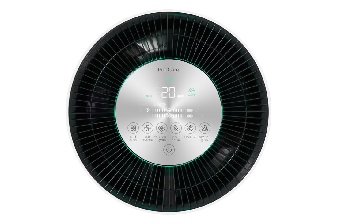 LG PuriCare™ Pet Gen3 ペット向け空気清浄機 ペットのニオイ・抜け毛対策／360°空気清浄／サーキュレーター搭載／ペットモード, AS657DWT2