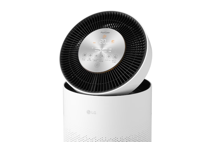 LG PuriCare™ Pet Gen3 ペット向け空気清浄機 ペットのニオイ・抜け毛対策／360°空気清浄／サーキュレーター搭載／ペットモード, AS657DWT2