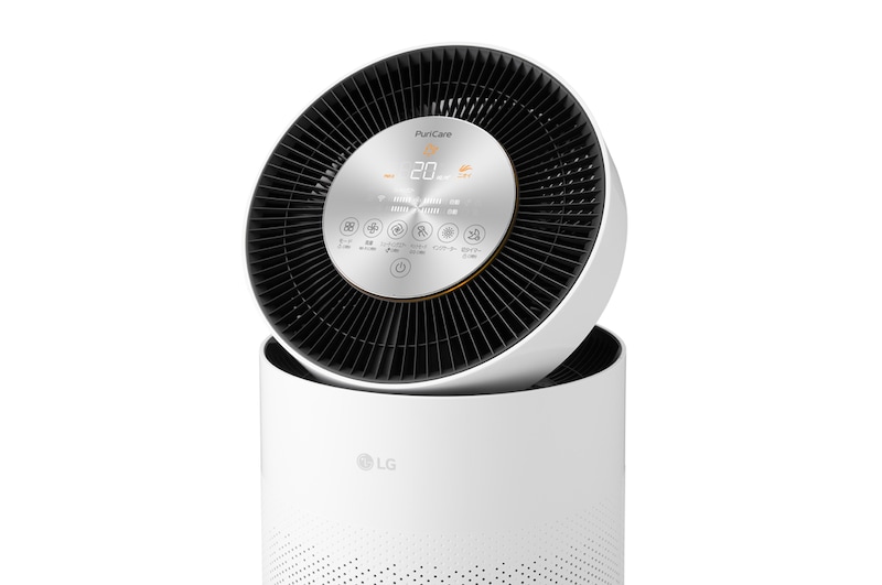 LG PuriCare™ Pet Gen3 ペット向け空気清浄機 ペットのニオイ・抜け毛対策／360°空気清浄／サーキュレーター搭載／ペットモード, AS657DWT2