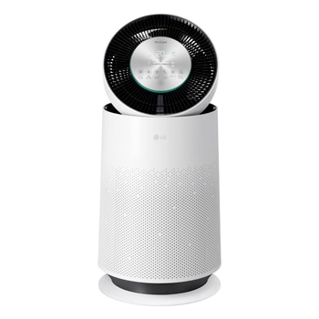Front view of LG PuriCare™ Pet Gen3 ペット向け空気清浄機 ペットのニオイ・抜け毛対策／360°空気清浄／サーキュレーター搭載／ペットモード AS657DWT2