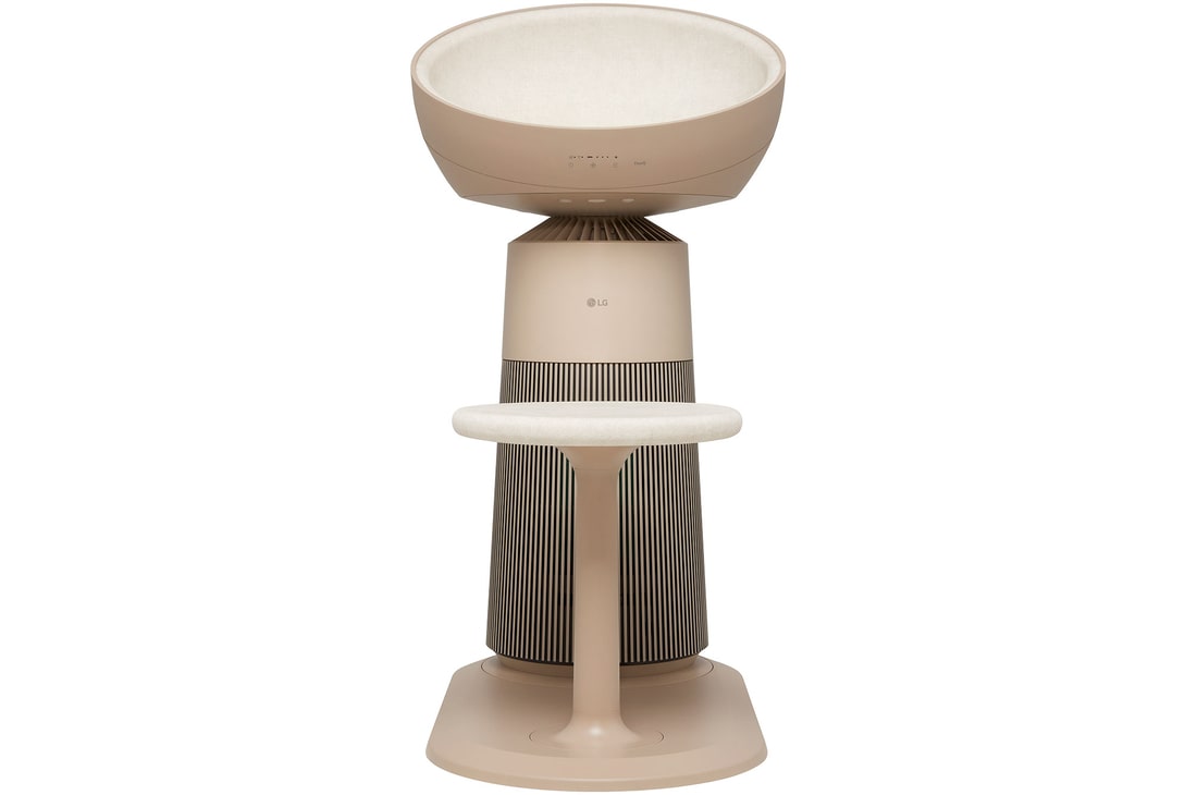 LG Puricare™ AeroCatTower空気清浄機の正面画像  -  (AS207CBZ0.AJP)