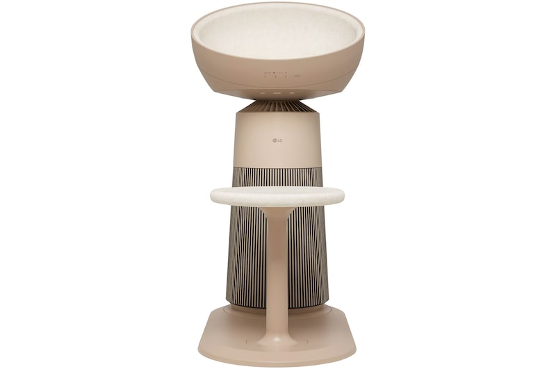 LG Puricare™ AeroCatTower空気清浄機の正面画像  -  (AS207CBZ0.AJP)