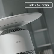 LG ラウンド型：マルチ機能空気清浄機 AeroFurniture, AS207PRU0
