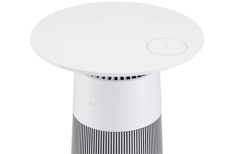 LG ラウンド型：マルチ機能空気清浄機 PuriCare AeroFurniture ホワイト, AS207PWU0