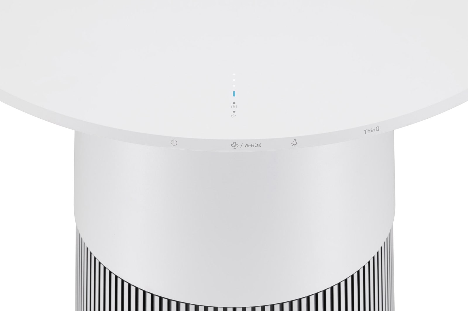 LG ラウンド型：マルチ機能空気清浄機 PuriCare AeroFurniture ホワイト, AS207PWU0
