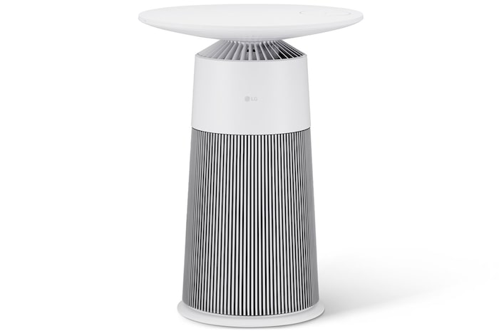LG ラウンド型:マルチ機能空気清浄機 PuriCare AeroFurniture ホワイト, AS207PWU0