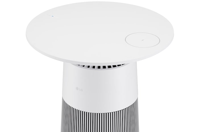 LG ラウンド型:マルチ機能空気清浄機 PuriCare AeroFurniture ホワイト, AS207PWU0