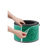 LG Wi-Fi搭載：PuriCare Pet ペットモード搭載空気清浄機 ホワイト, AS657DWT0