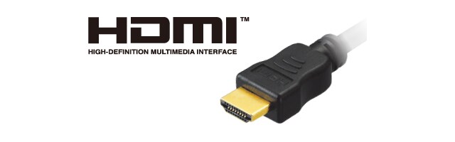 簡単、便利なHDMIケーブル同梱