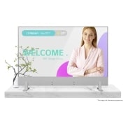 透過型OLEDサイネージ 55EW5G-A の正面画像	